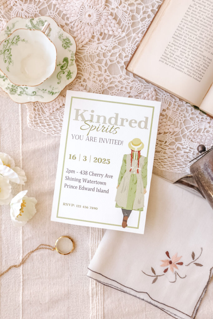 Anne of green gables invitation
