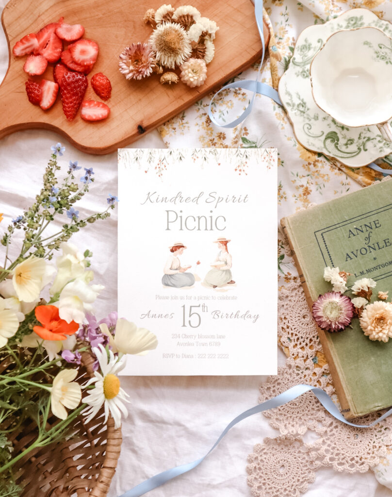 anne of green gables invite