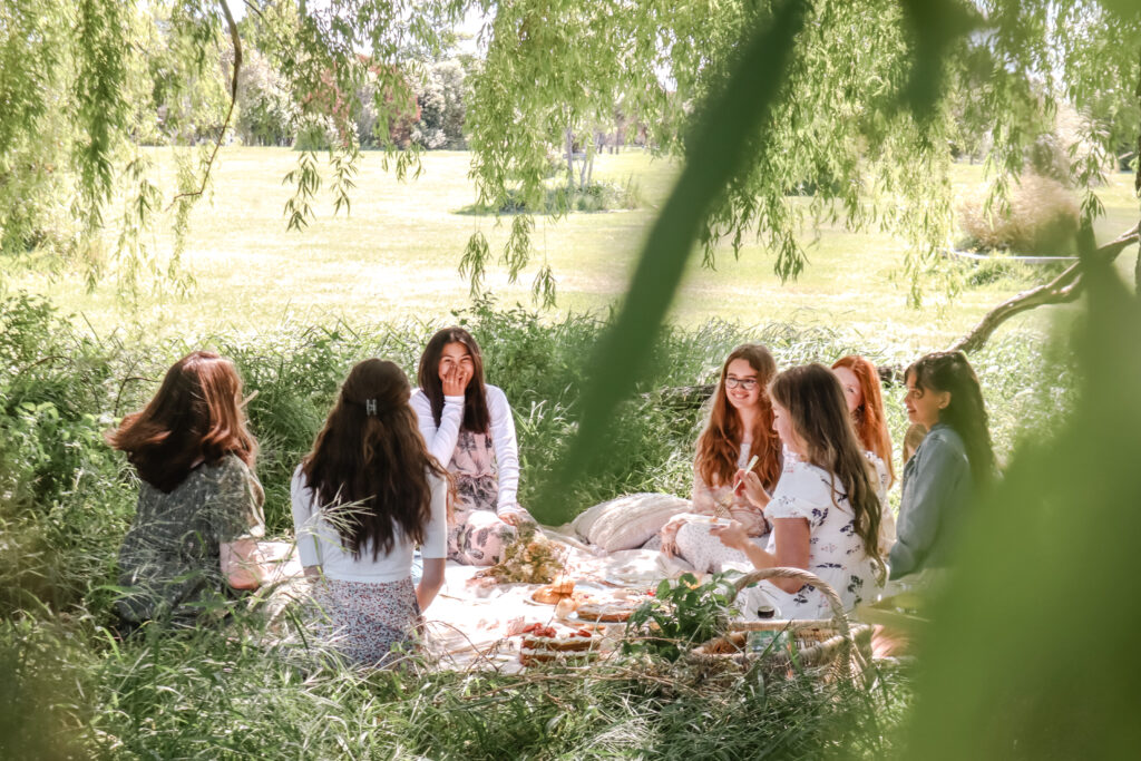 aesthetic picnic setup