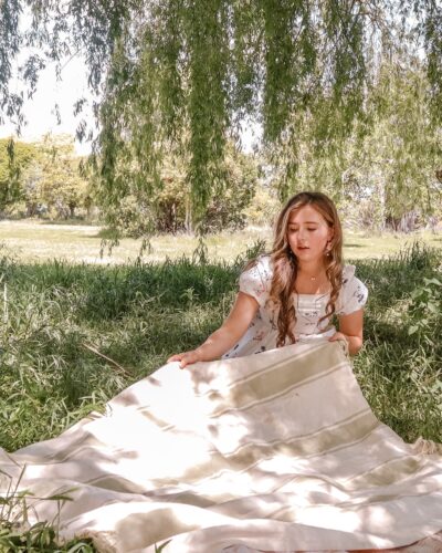 cute picnic set up