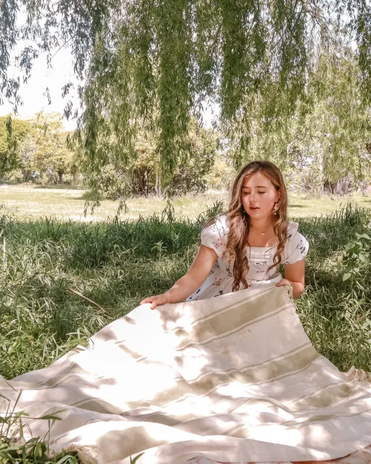 cute picnic set up
