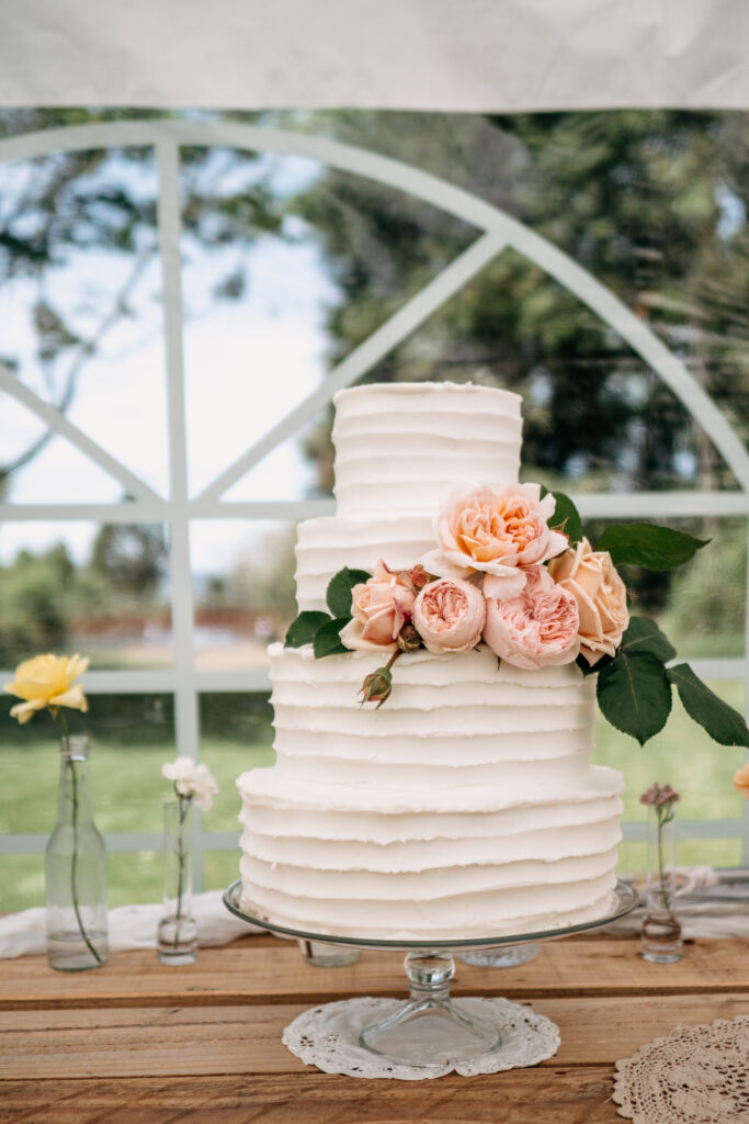 spring wedding cake