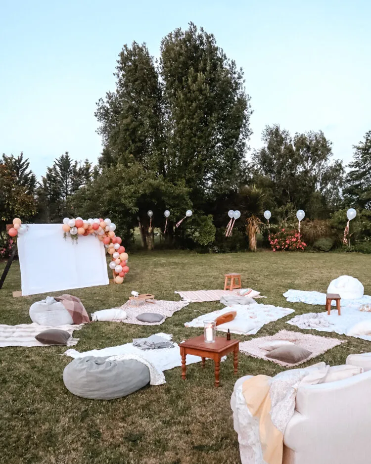 backyard movie night