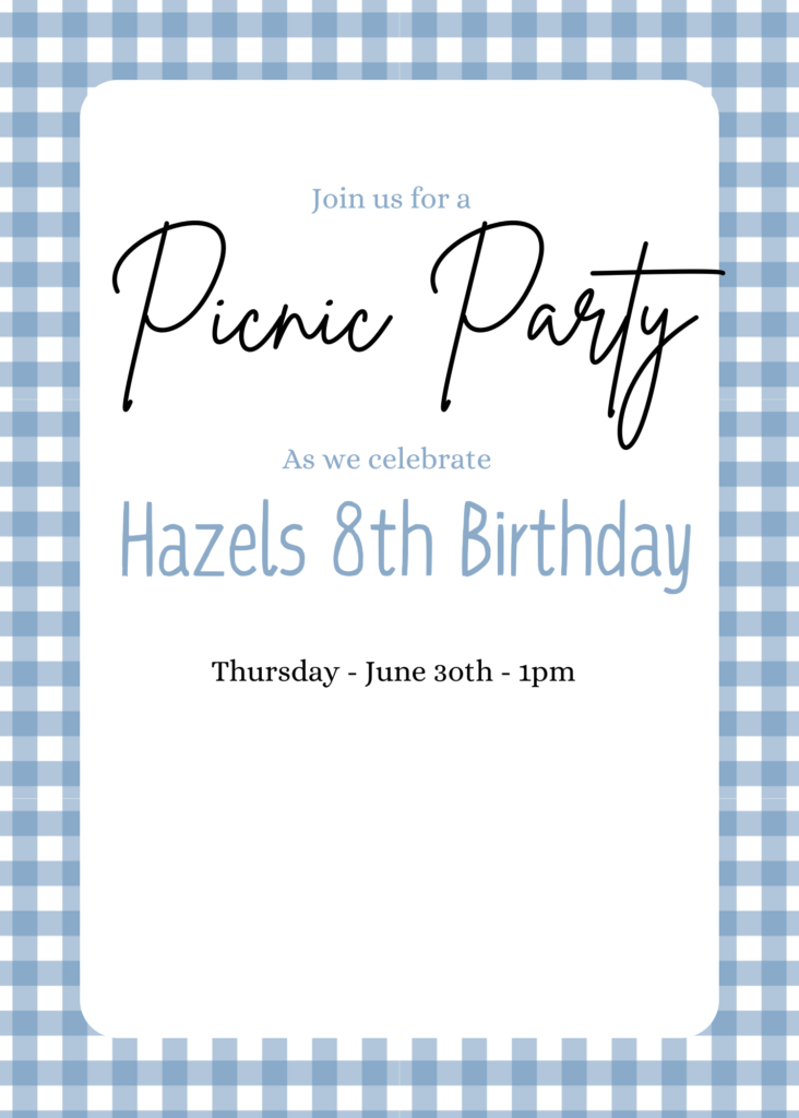 custom birthday invitations