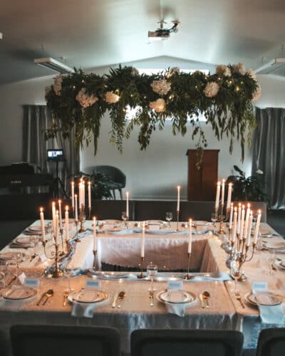 hanging flower arrangements