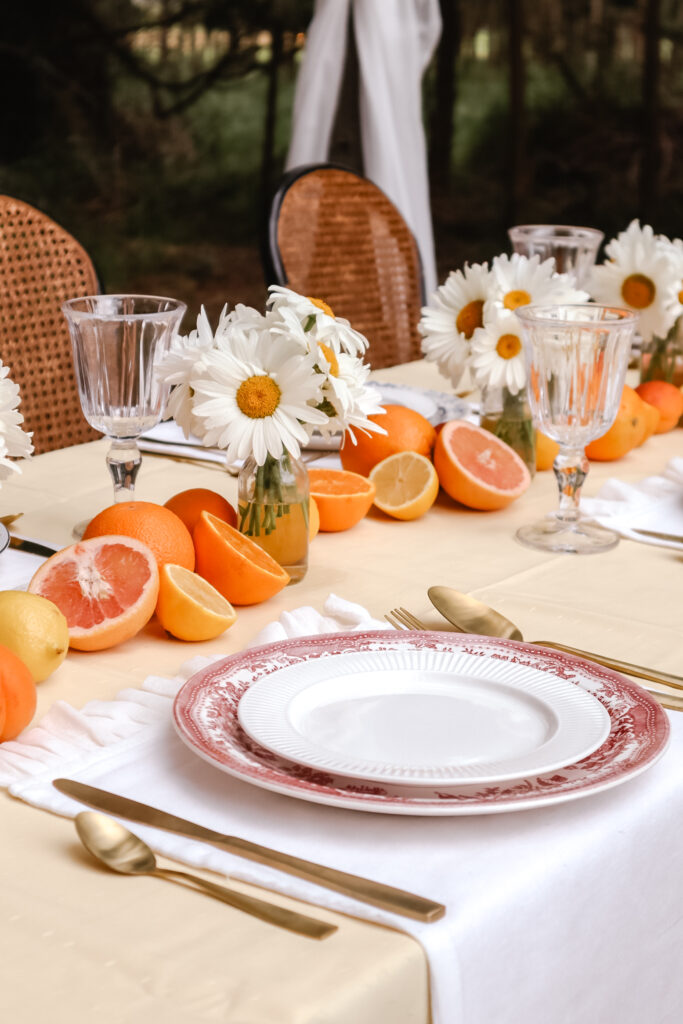 citrus party decorations