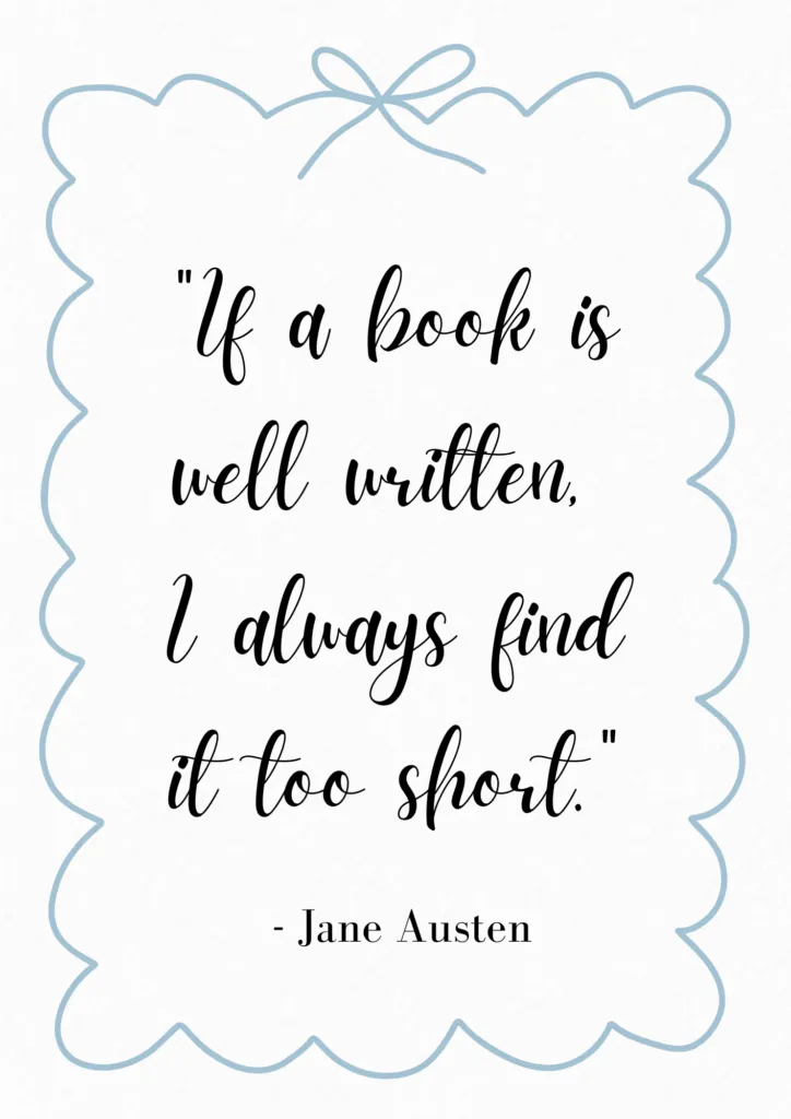 jane austen decor