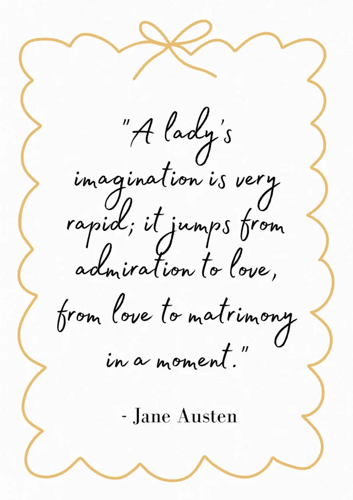 jane austen wall art