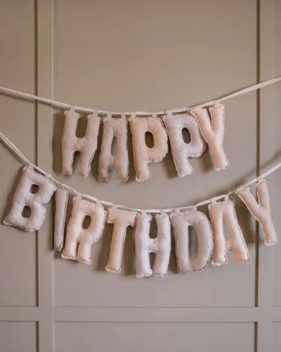 letter bunting
