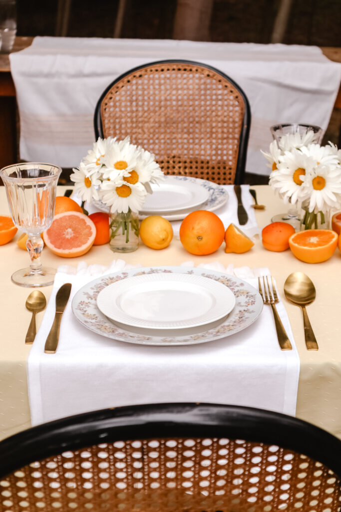 orange theme party decorations