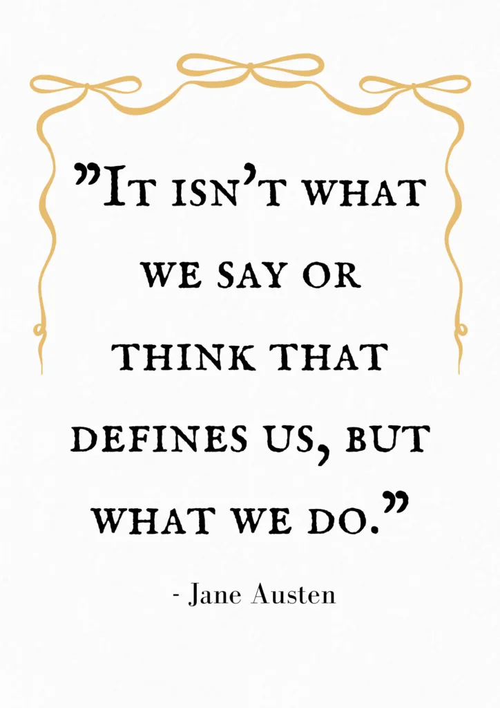 pride and prejudice decor