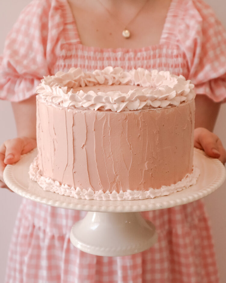 fake birthday cake