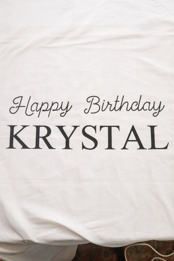 how to make a banner using cricut