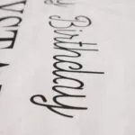 fabric welcome sign